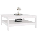 vidaXL Salontafel 35x35x40 cm massief grenenhout grijs