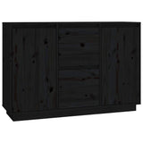 vidaXL Dressoir 111x34x75 cm massief grenenhout grijs