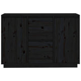vidaXL Dressoir 111x34x75 cm massief grenenhout grijs