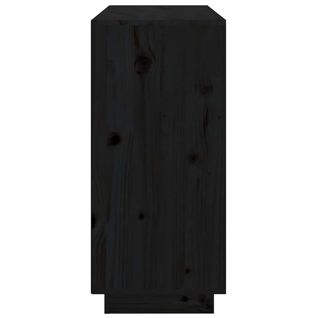 vidaXL Dressoir 111x34x75 cm massief grenenhout grijs