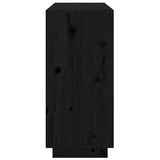 vidaXL Dressoir 111x34x75 cm massief grenenhout grijs