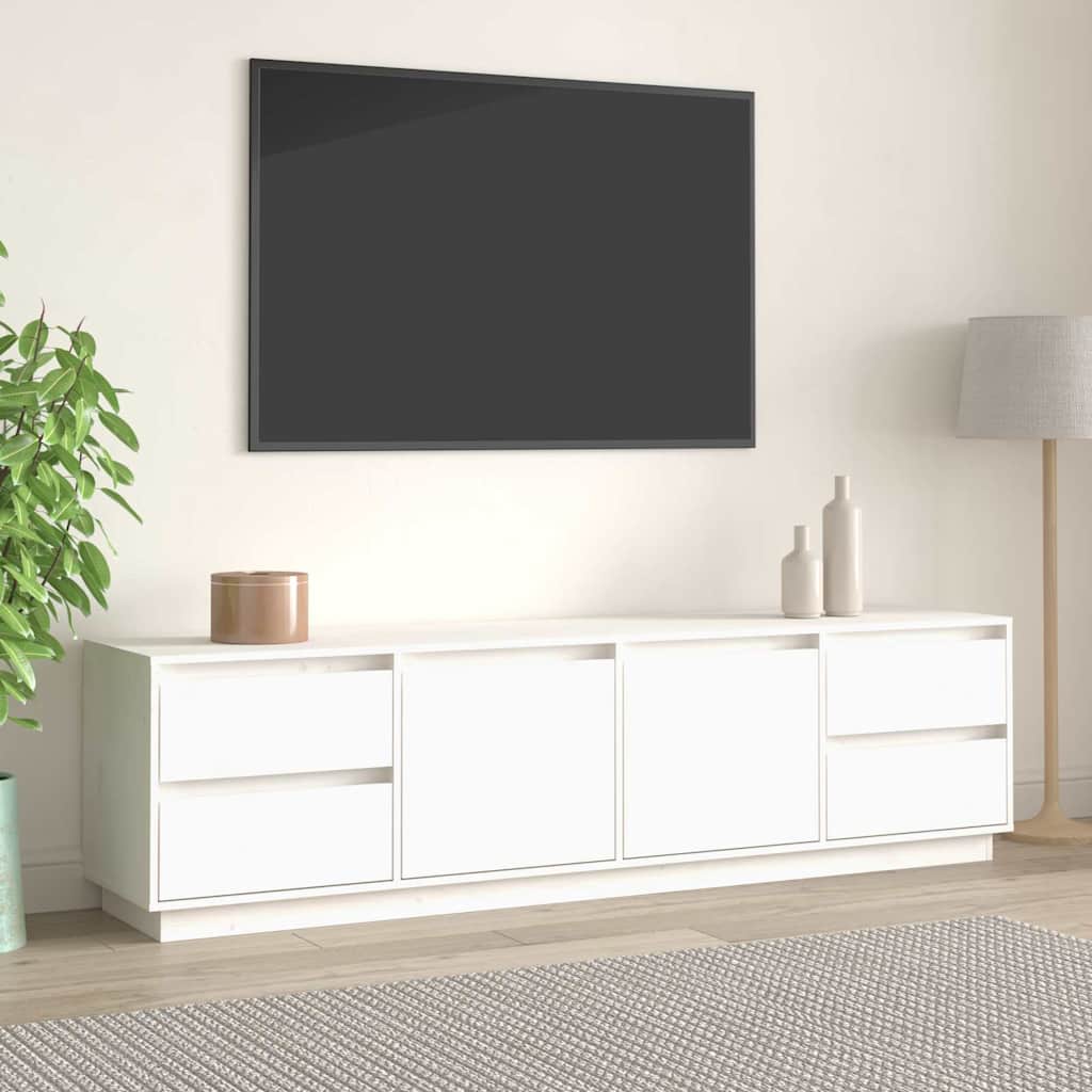 vidaXL Tv-meubel 176x37x47,5 cm massief grenenhout