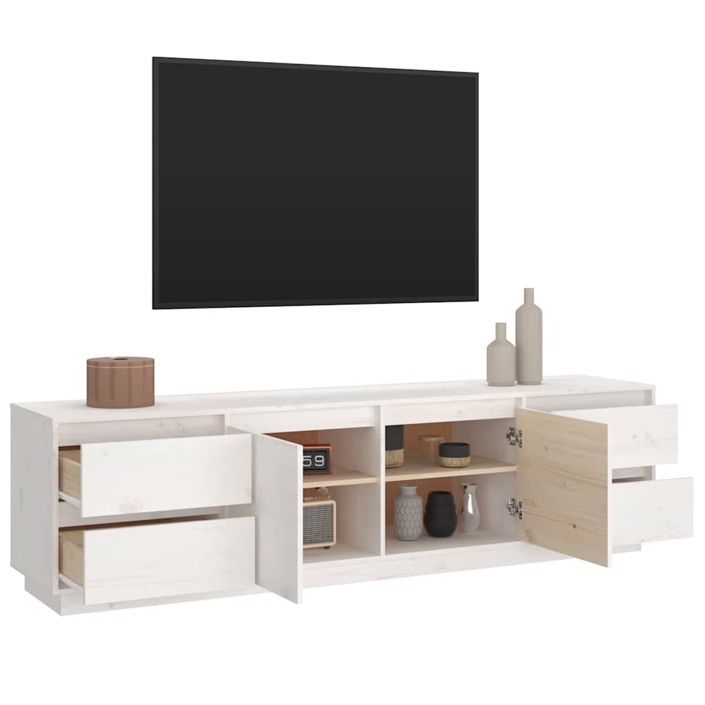 vidaXL Tv-meubel 176x37x47,5 cm massief grenenhout