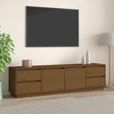 vidaXL Tv-meubel 176x37x47,5 cm massief grenenhout