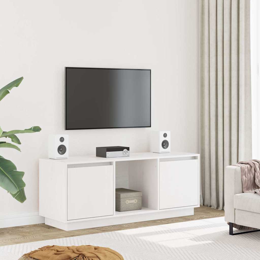 vidaXL Tv-meubel 110,5x35x44 cm massief grenenhout