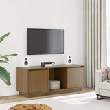 vidaXL Tv-meubel 110,5x35x44 cm massief grenenhout