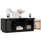vidaXL Tv-meubel 110,5x35x44 cm massief grenenhout