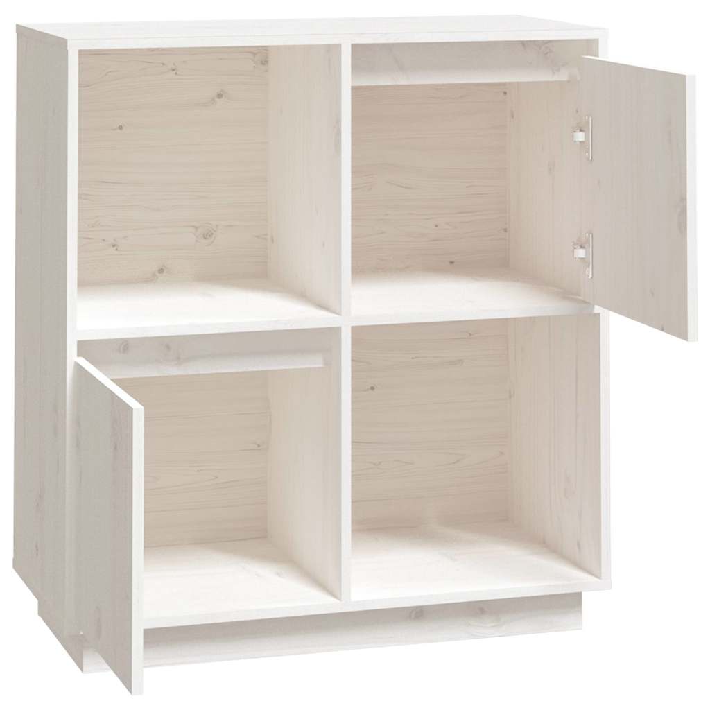 vidaXL Dressoir 74x35x80 cm massief grenenhout