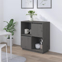 vidaXL Dressoir 74x35x80 cm massief grenenhout