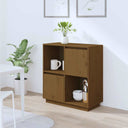 vidaXL Dressoir 74x35x80 cm massief grenenhout