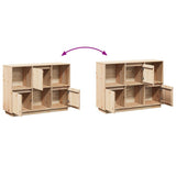 vidaXL Sideboard 110.5x35x80 cm solid pinewood