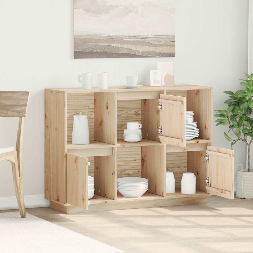 vidaXL Sideboard 110.5x35x80 cm solid pinewood