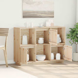 vidaXL Sideboard 110.5x35x80 cm solid pinewood