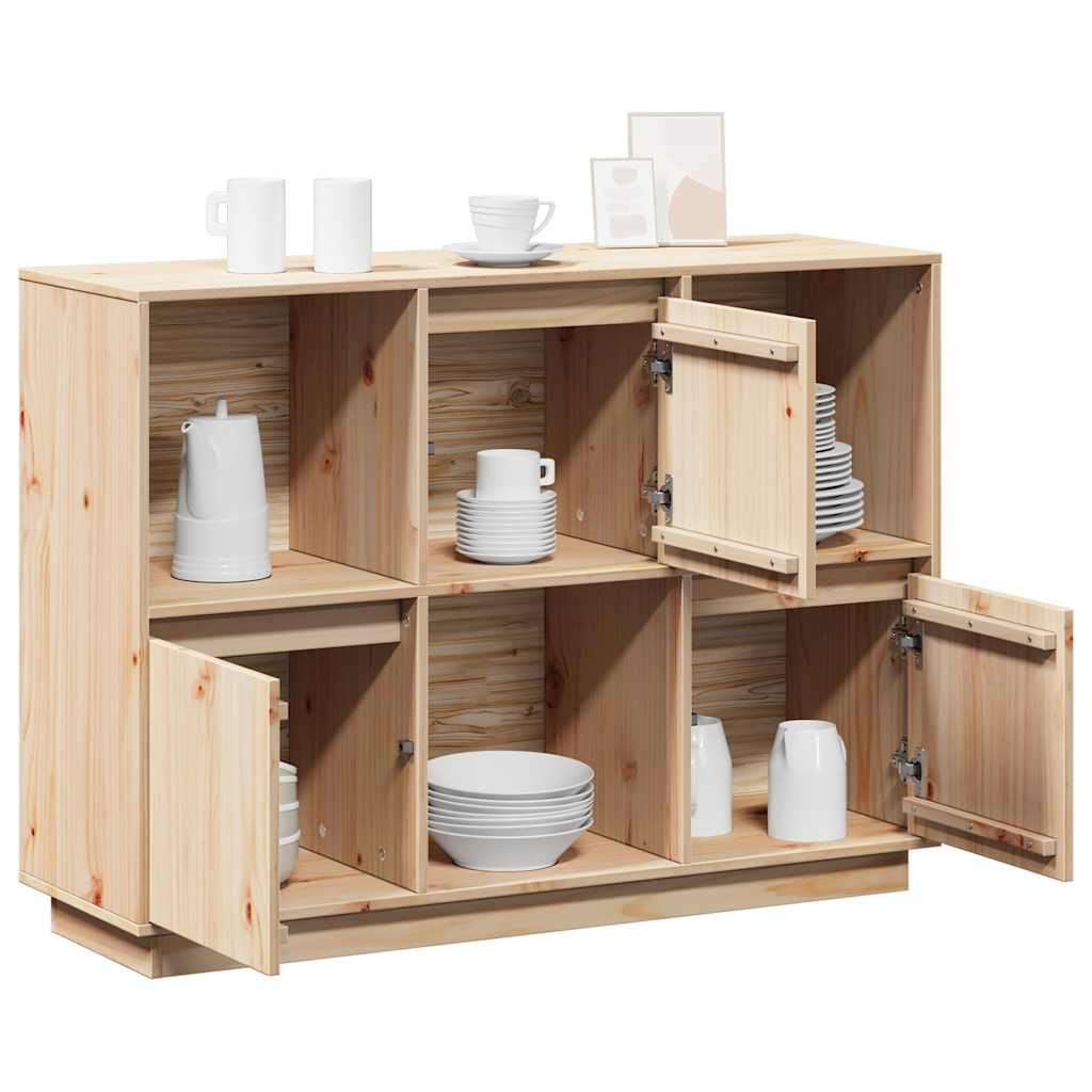 vidaXL Sideboard 110.5x35x80 cm solid pinewood