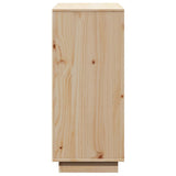 vidaXL Sideboard 110.5x35x80 cm solid pinewood