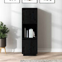 vidaXL Hoge kast 38x35x117 cm massief grenenhout