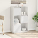 vidaXL Hoge kast 38x35x117 cm massief grenenhout