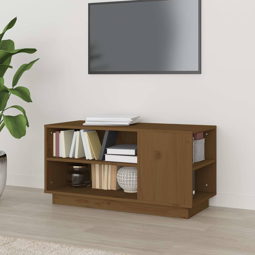 vidaXL Tv-meubel 80x35x40,5 cm massief grenenhout