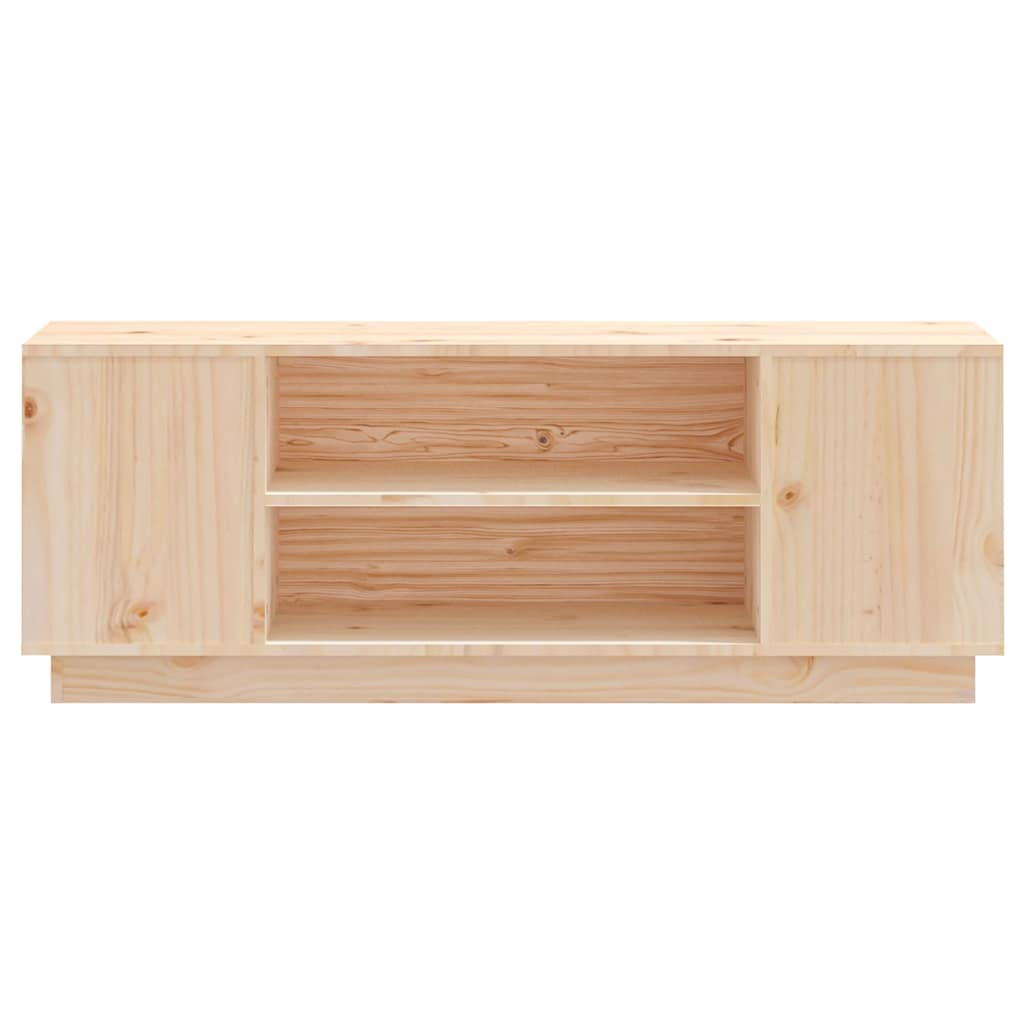 vidaXL Tv-meubel 110x35x40,5 cm massief grenenhout