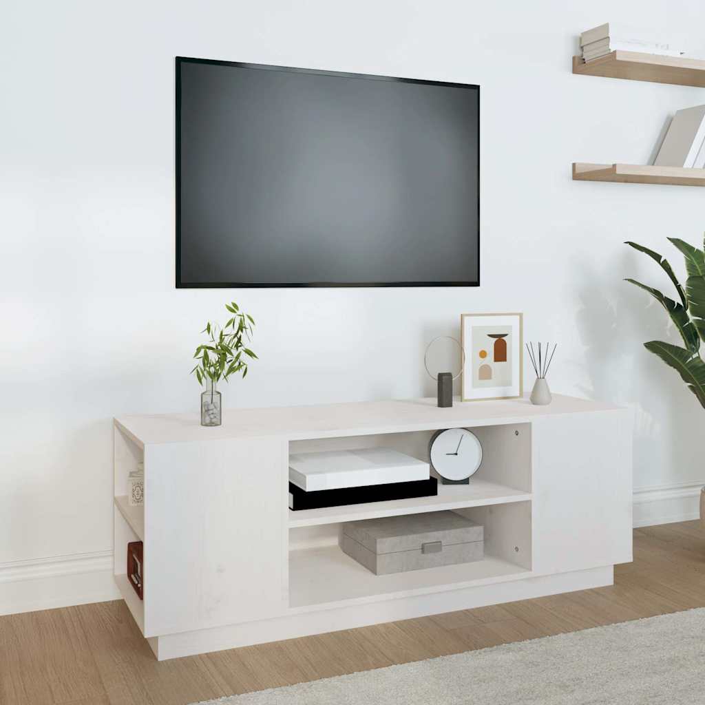 vidaXL Tv-meubel 110x35x40,5 cm massief grenenhout