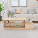 vidaXL Salontafel 120x50x40,5 cm massief grenenhout
