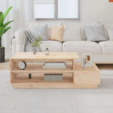 vidaXL Salontafel 120x50x40,5 cm massief grenenhout