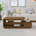 vidaXL Salontafel 120x50x40,5 cm massief grenenhout