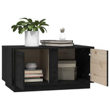 vidaXL Salontafel 80x50x40 cm massief grenenhout wit
