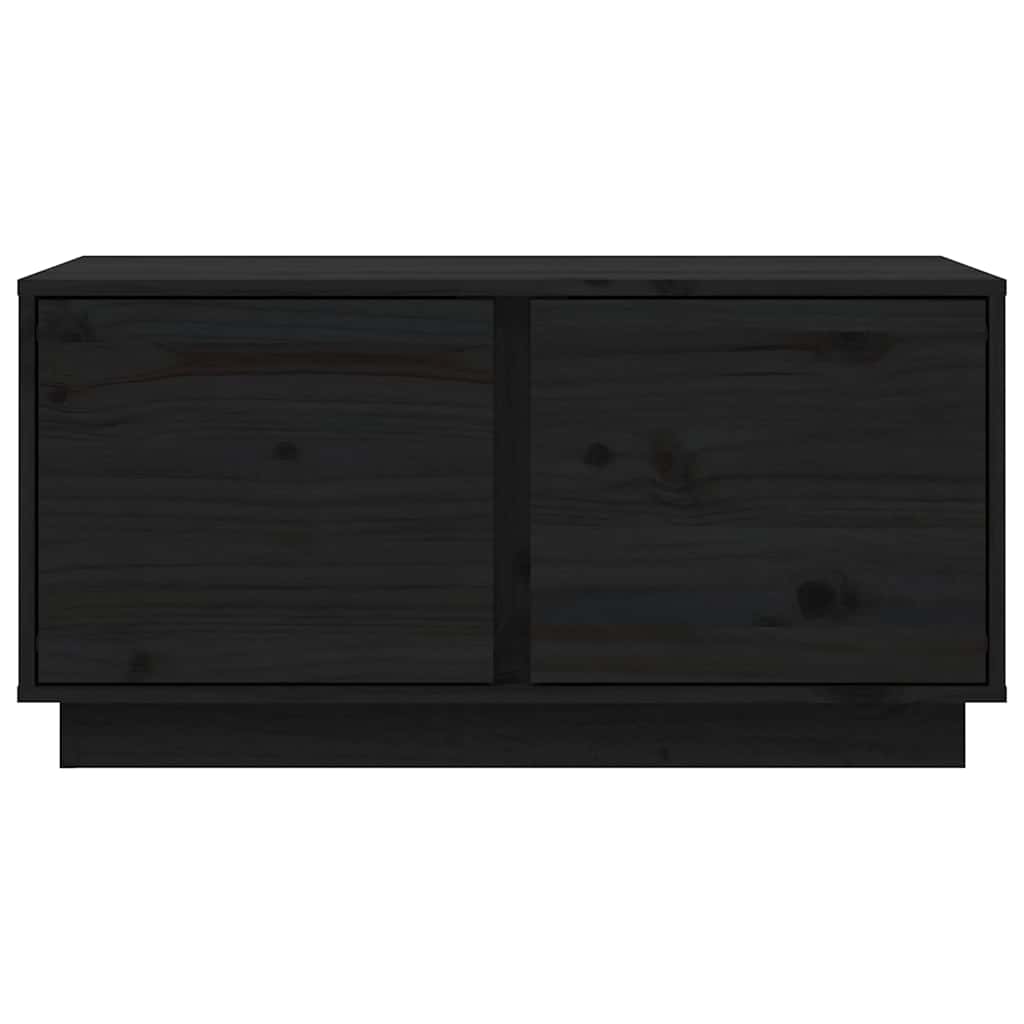 vidaXL Salontafel 80x50x40 cm massief grenenhout wit