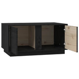 vidaXL Salontafel 80x50x40 cm massief grenenhout wit
