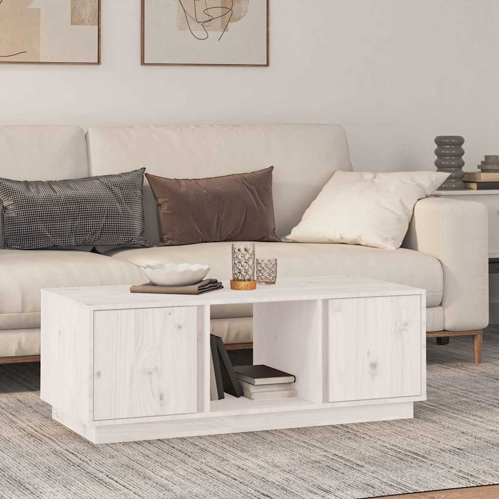 vidaXL Salontafel 110x50x40 cm massief grenenhout