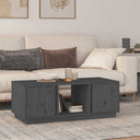 vidaXL Salontafel 110x50x40 cm massief grenenhout