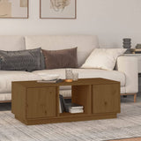 vidaXL Salontafel 110x50x40 cm massief grenenhout