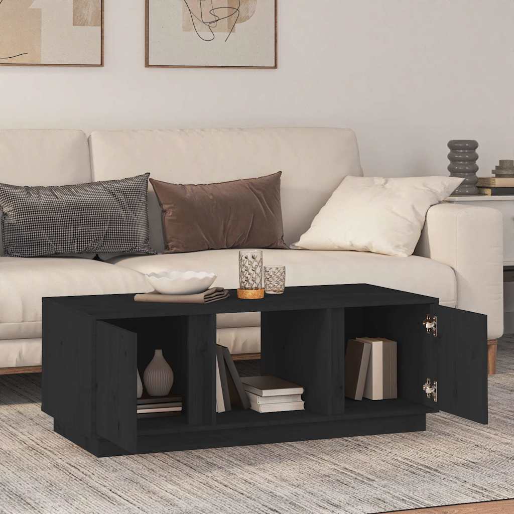 vidaXL Salontafel 110x50x40 cm massief grenenhout