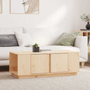 vidaXL Salontafel 110x50x40 cm massief grenenhout