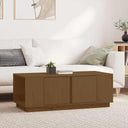 vidaXL Salontafel 110x50x40 cm massief grenenhout