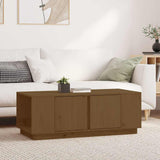 vidaXL Salontafel 110x50x40 cm massief grenenhout