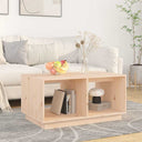 vidaXL Coffee Table 80x50x40 cm Solid Pine Wood