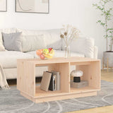 vidaXL Coffee Table 80x50x40 cm Solid Pine Wood