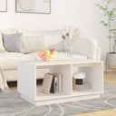 vidaXL Coffee Table 80x50x40 cm Solid Pine Wood