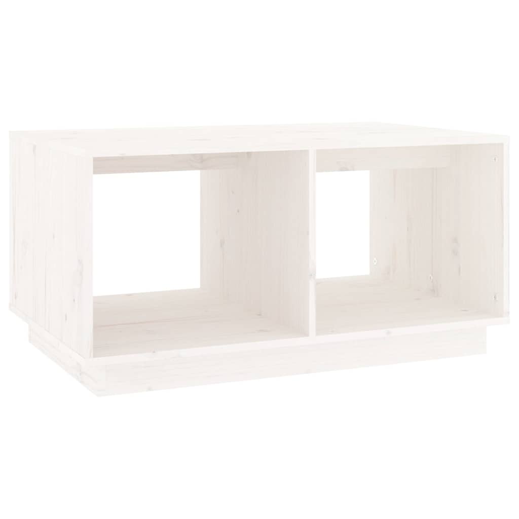 vidaXL Coffee Table 80x50x40 cm Solid Pine Wood