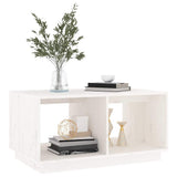 vidaXL Coffee Table 80x50x40 cm Solid Pine Wood