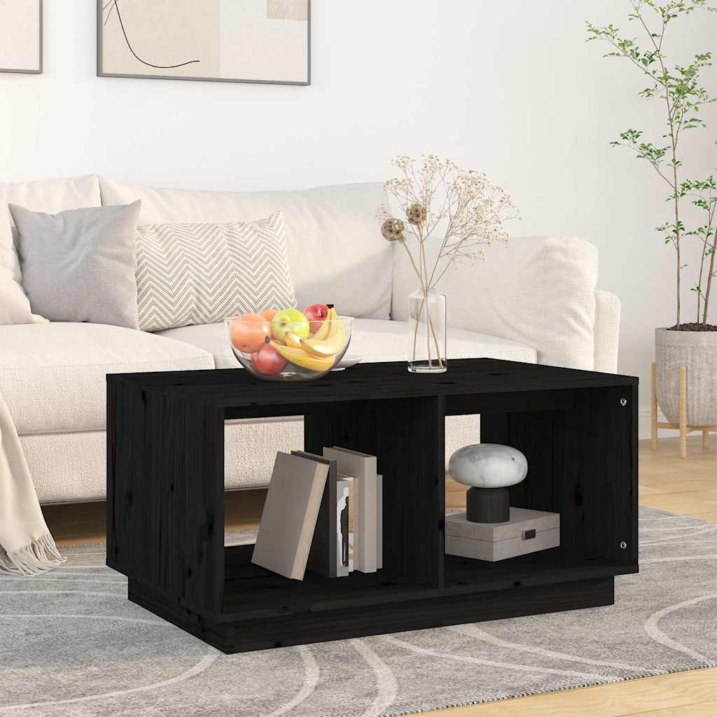 vidaXL Coffee Table 80x50x40 cm Solid Pine Wood