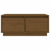 vidaXL Salontafel 80x50x35 cm massief grenenhout wit