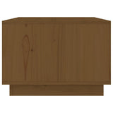 vidaXL Salontafel 80x50x35 cm massief grenenhout wit