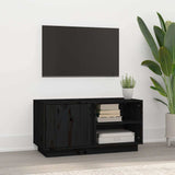 vidaXL Tv-meubel 80x35x40,5 cm massief grenenhout wit