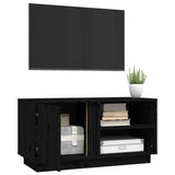 vidaXL Tv-meubel 80x35x40,5 cm massief grenenhout wit