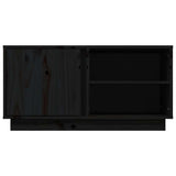 vidaXL Tv-meubel 80x35x40,5 cm massief grenenhout wit