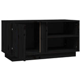 vidaXL Tv-meubel 80x35x40,5 cm massief grenenhout wit