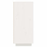 vidaXL Dressoir 60x35x80 cm massief grenenhout wit